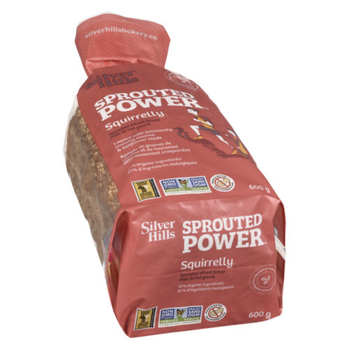 Silver Hills Bakery Sprouted Power Squirrelly Bread 600 g (frozen
