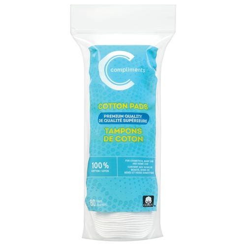 Compliments Cotton Pads 80 Count