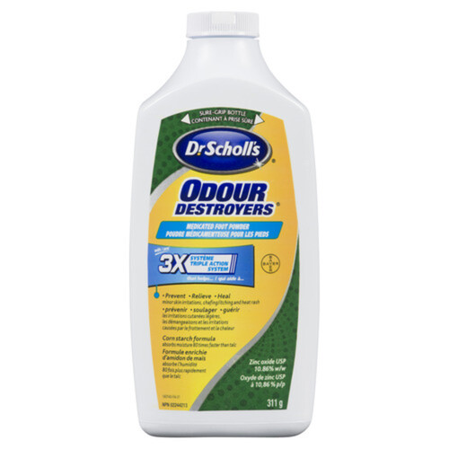 Dr. Scholl's Foot Powder Odor Destroyers 311 g