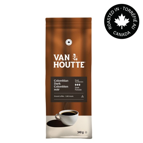 Van Houtte Ground Coffee Dark Roast Colombian 340 g