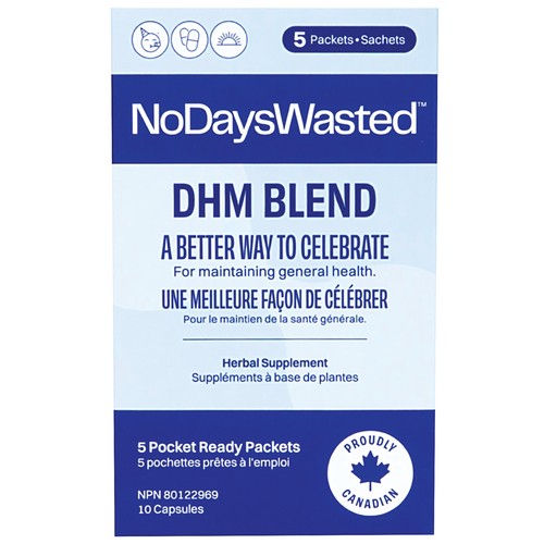 No Days Wasted Supplement DHM Blend 2 Count