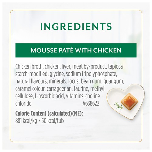 Fancy Feast Gems Wet Cat Food Mousse Paté With Chicken 2 x 57 g