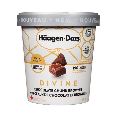Häagen-Dazs Ice Cream Chocolate Chunk Brownie 475 ml