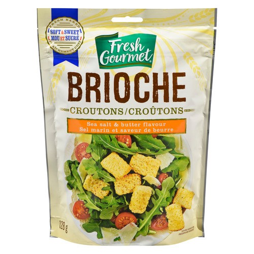 Fresh Gourmet  Brioche Crouton Sea Salt & Butter Flavor 128 g