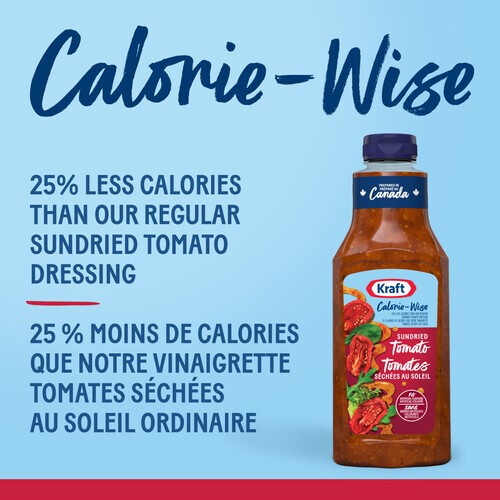 Kraft Calorie Wise Dressing Sundried Tomato 425 ml