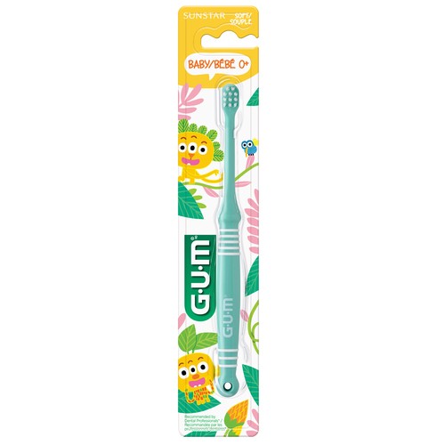 GUM Baby Toothbrush Ultra soft Bristles 0-2 years 1 Count