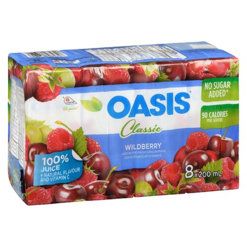 Oasis Classic Juice Wildberry 8 x 200 ml