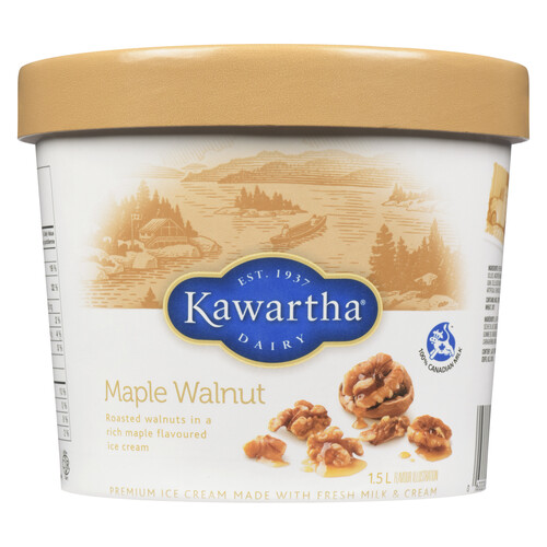 Kawartha Dairy Ice Cream Maple Walnut 1.5 L