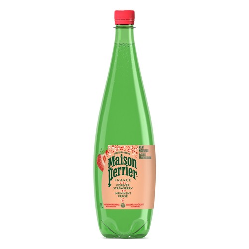 Maison Perrier Sparkling Water Beverage Forever Strawberry 1 L (bottle)