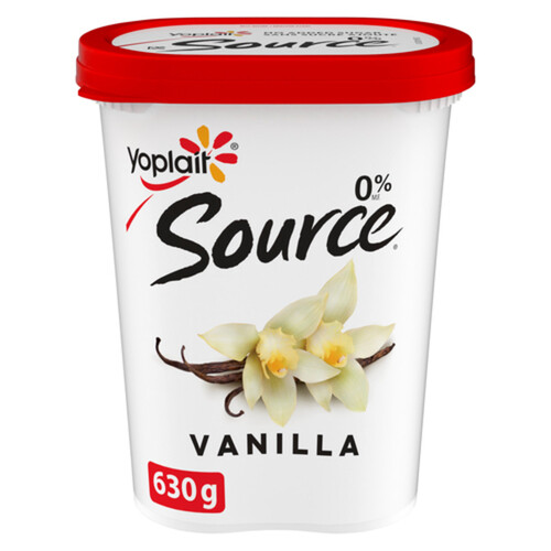 Yoplait Source 0% Smooth Traditional Yogurt Vanilla 630 g