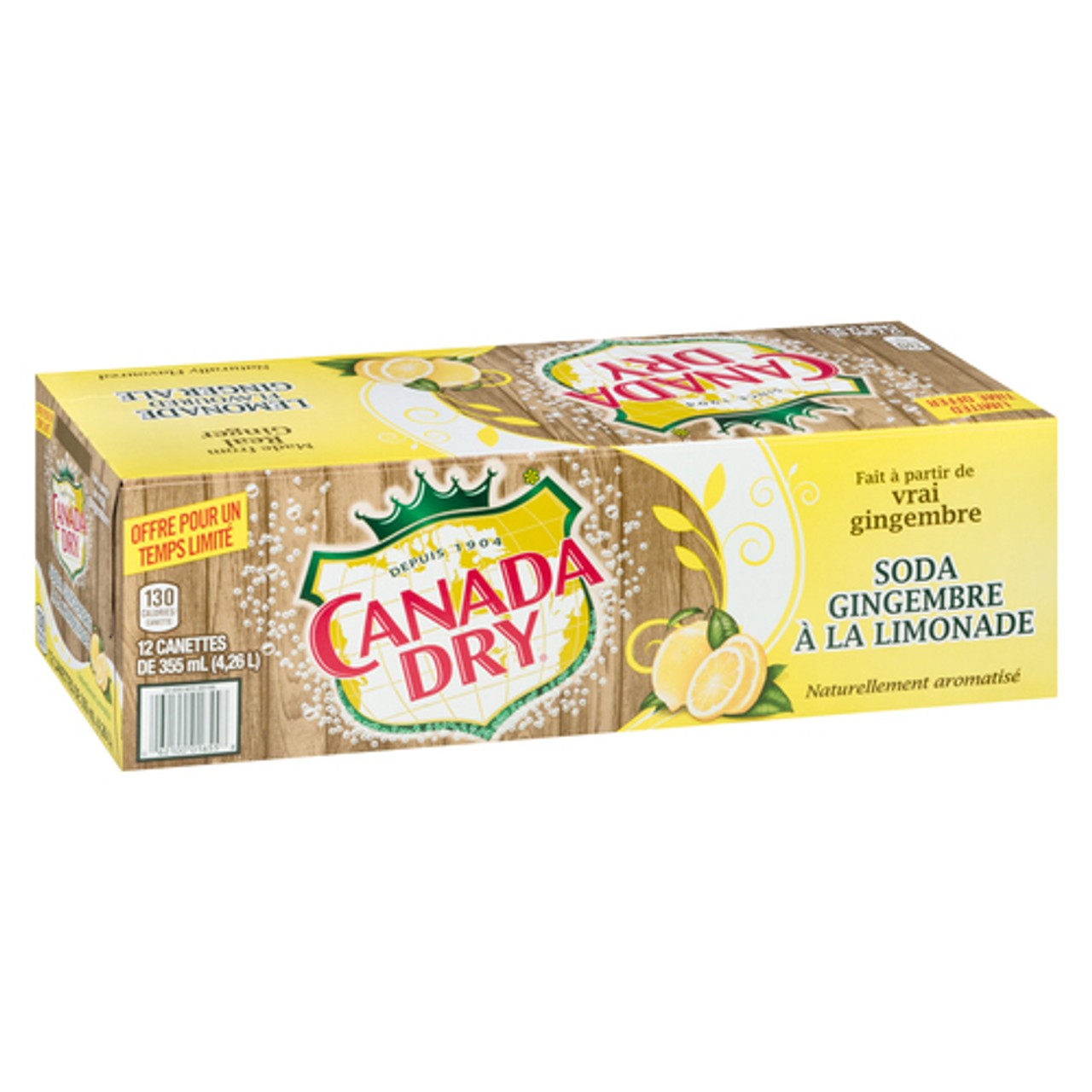 Canada Dry Soft Drink Ginger Ale Lemonade 12 x 355 ml (cans) - Voilà ...