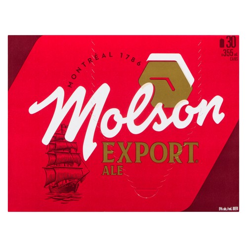 Molson Export Beer 5% Alcohol Duo 30 x 355 ml (cans)