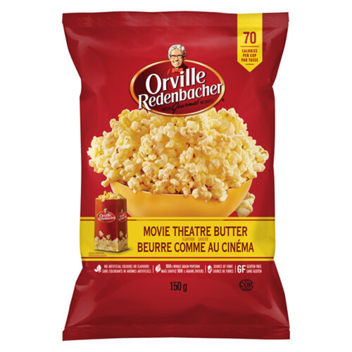 Orville Redenbacher's Gluten-Free Popcorn Movie Theatre Butter 150 g