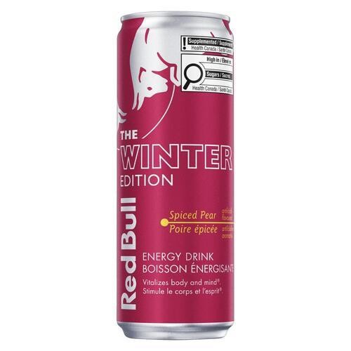 Red Bull Energy Drink Winter Edition Spiced Pear 355 ml (can)