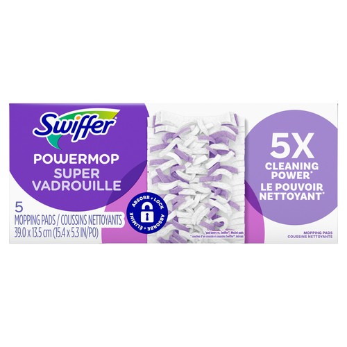 Swiffer Powermop Mopping Pads 5 Count