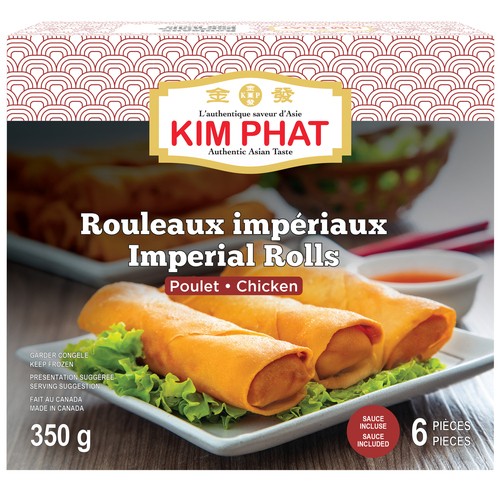 Kim Phat Frozen Imperial Rolls Chicken 350 g
