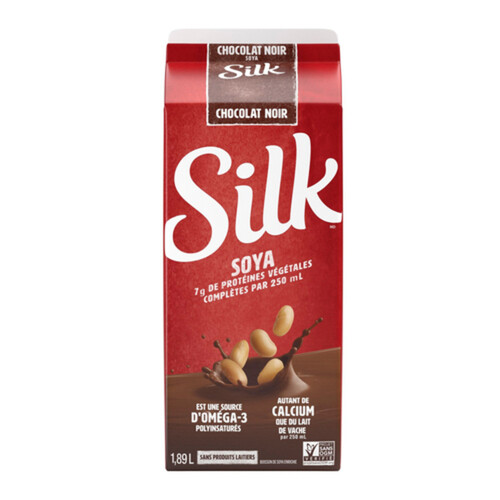 Silk Organic Dairy-Free Soy Beverage Dark Chocolate 1.89 L
