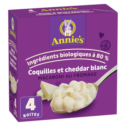 Annie's Organic Macroni & Chesse Shells White Cheddar 680 g