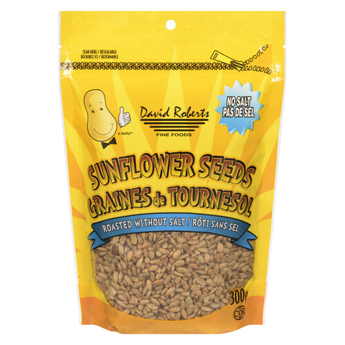 David Roberts Sunflower Seeds Roasted Hulled With No Salt 300 g