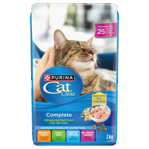 Cat Chow Complete Dry Cat Food Real Chicken 2 kg