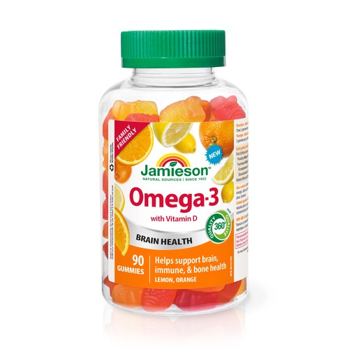 Jamieson Vitamins Omega-3 Gummies 90 Count
