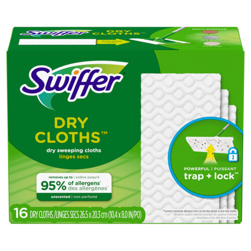 Swiffer Sweeper Dry Cloths Refill 16 Pack