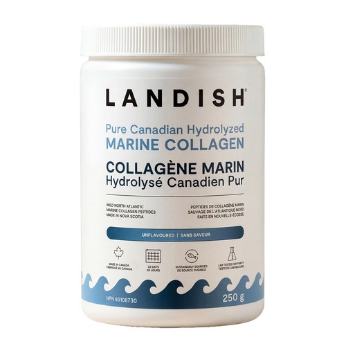 Landish Marine Collagen Pure Canadian Hydrolyzed Flavourless 250 g