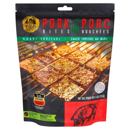 Golden Nest Pork Bites Honey Teriyaki 113 g