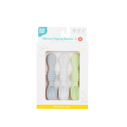 Bumkins Dipping Spoon Silicone 3 Pack