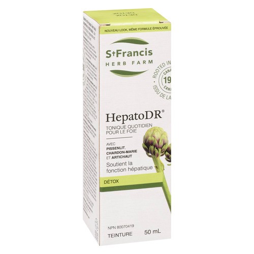 St. Francis Herb Farm Herbal Remedies Daily Liver Tonic Tincture Detox Hepato DR 50 ml