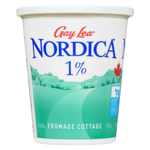 Gay Lea Nordica 1% Cottage Cheese 750 g