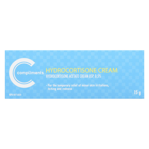 Compliments 0.5% Cream Hydrocortisone For Itching & Redness Relief 15 g