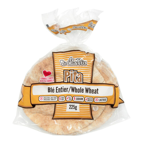 Aladdin Whole Wheat Regular Pita 225 g