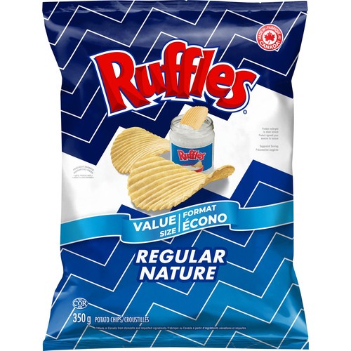 Ruffles Potato Chips Regular 350 g