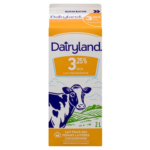 Dairyland 3.25% Milk Homogenized 2 L