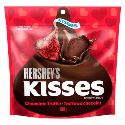 Hershey's Kisses Chocolate Truffle Kiss Meltaway 180 g