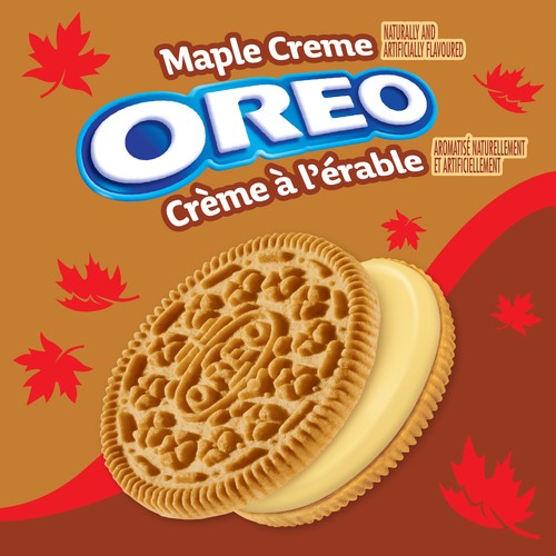 Oreo Sandwich Cookies Maple Creme Real Quebec Maple Syrup 261 g