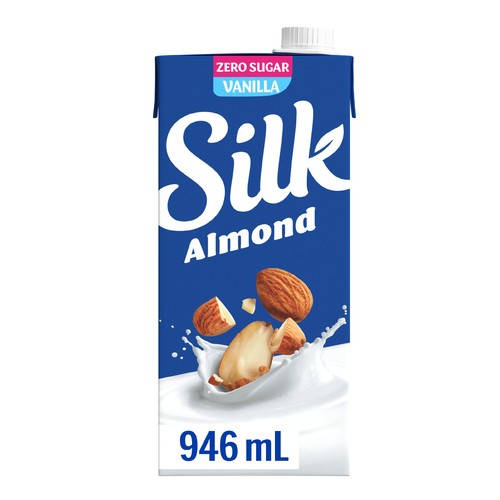 Silk Dairy-Free Almond Beverage Zero Sugar Vanilla 946 ml