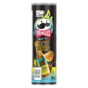 Pringles Croustilles de pommes de terre hot ones saveur de verde 156 g