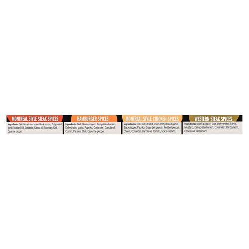 Les Aliments Dion Gluten-Free Herbs & Spices BBQ Collection 640 g