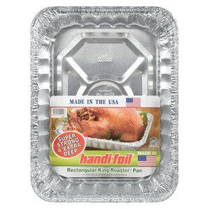 Handi Foil Rectangular King Roaster Pan With Handles 1 Ea, Baking & Food  Storage