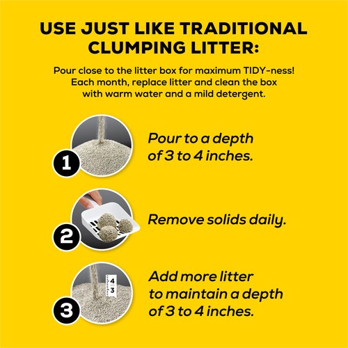 Tidy Cats Cat Litter Light Weight 4-in-1 Strength Multi-Cat 2.72 kg