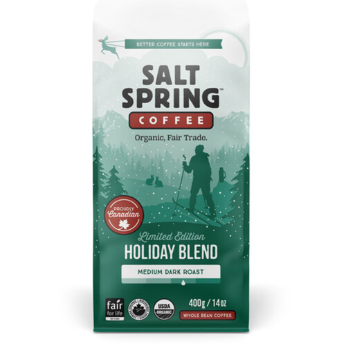 Salt Spring Coffee Fair Trade Organic Holiday Blend 400 g