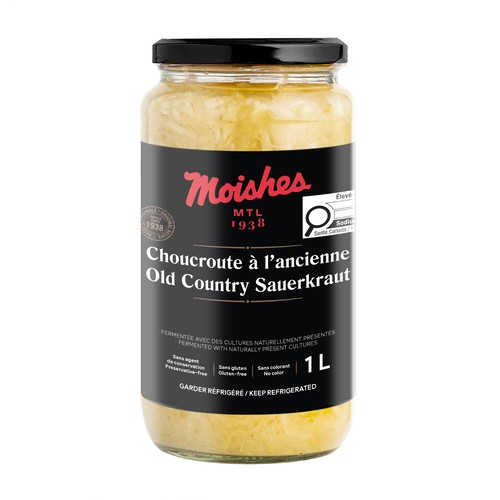 Moishes Gluten-Free Sauerkraut 1 L