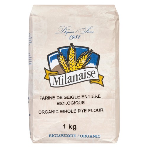 La Milanaise Organic Flour Whole Rye 1 kg