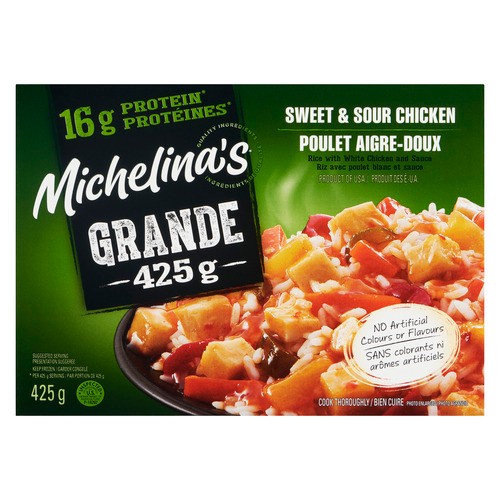 Michelina's Grande Frozen Meal Sweet & Sour Chicken 425 g