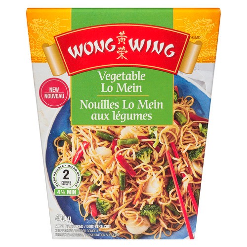 Wong Wing Frozen Vegetable Lo Mein 450 g