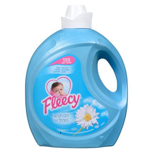 Fleecy Fabric Softener Fresh Air 199 Uses 4.7 L Voilà Online