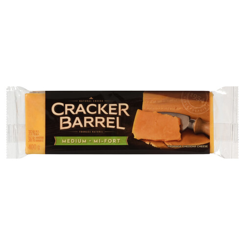 Cracker Barrel Cheese Cheddar Coloured Medium 400 g