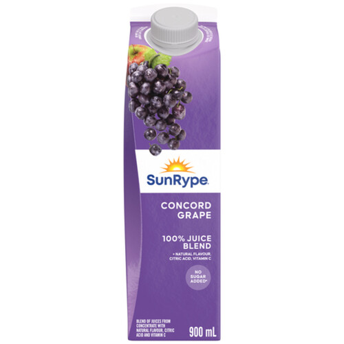 SunRype Concord Juice Grape 900 ml